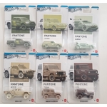 Hot Wheels 1:64 Zestaw Pantone Mix 2 - 6 szt.